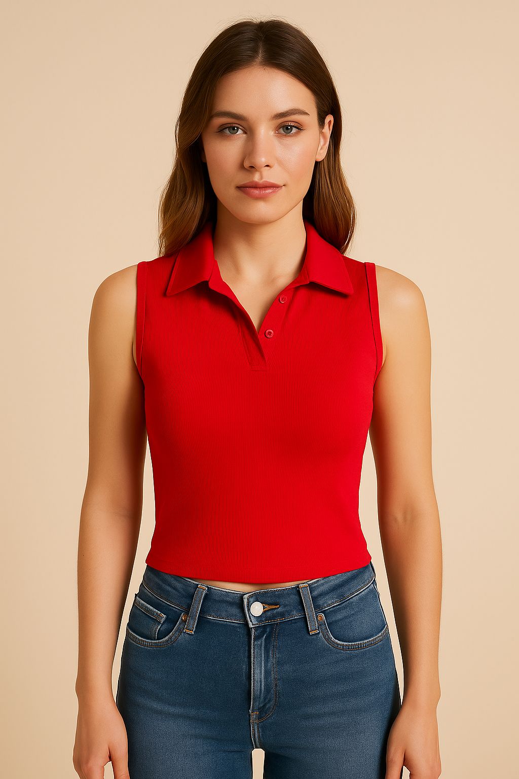 Polo Yaka Fitilli Tshirt