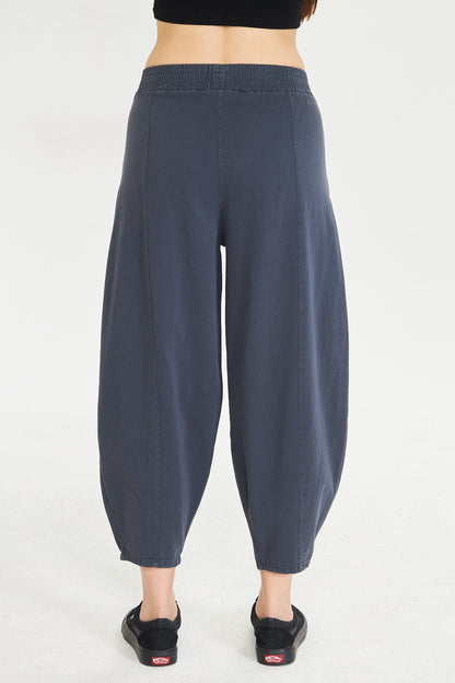 Beli Lastikli Cepli Şalvar Pantolon