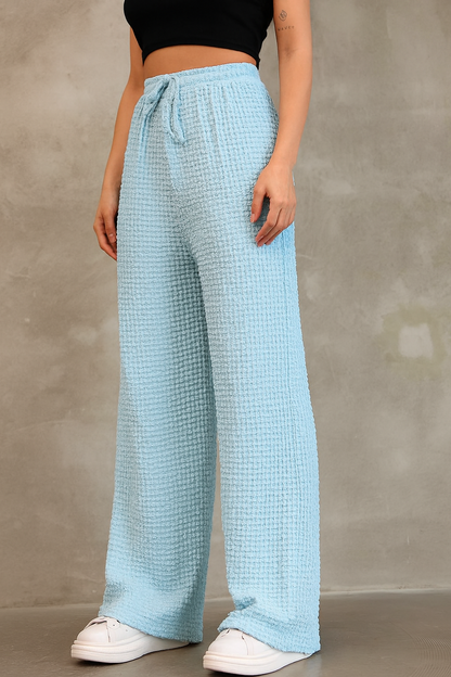 Bürümcük Kumaş Bol Paça Pantolon