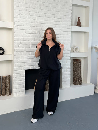 Deneme Ürünüdür Bol Paça Dar Kalıp Pantalon