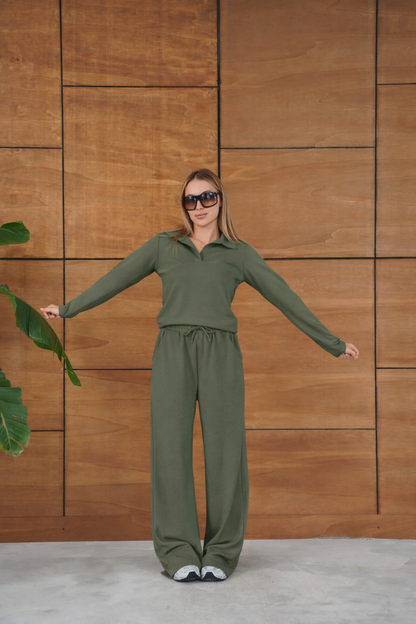 Polo Yaka Basic Alt Üst Takım