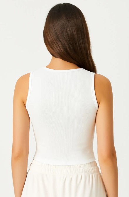 Fiyonklu Crop Fitilli Atlet Bluz