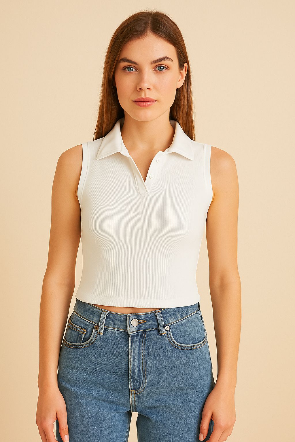 Polo Yaka Fitilli Tshirt